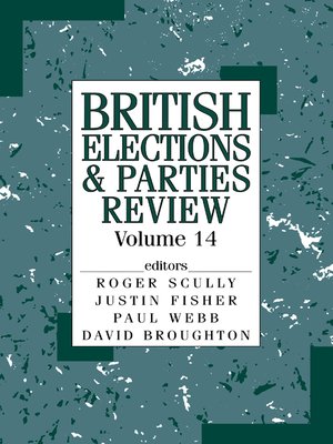 cover image of British Elections & Parties Review, Volume 14